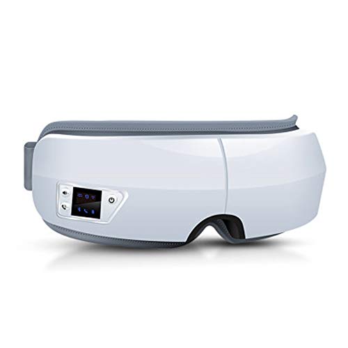 Preisvergleich Produktbild FDC Elektrisches Augen massagegerät, Drahtlose Augenmassagemaske mit Hitzekompression Luftdruck vibrierende Bluetooth-Funktion für Augentaschen Augenringe Augenermüdung