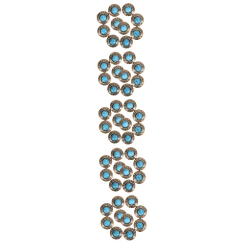 Boucles décoratives rétro boutons fermoir couture en fer forgé