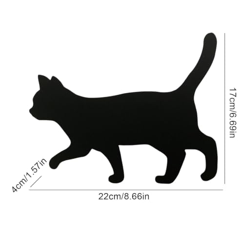 Lámpara de pared de gato con luz ambiental y sensor acústico para habitación 5