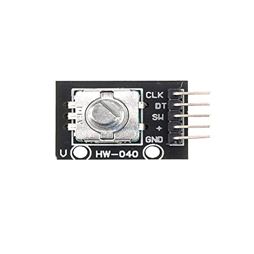 2 unids KY-040 360 grados Rotary Encoder Módulo para Arduino Compatible Sensor de Ladrillo Interruptor Desarrollo Junta KY-040 con Pines