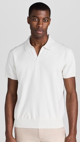 Club Monaco Men's Short Sleeve Tech Johnny Collar Polo2