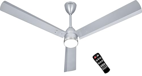 Image of Sujata Premium BLDC Ceiling Fan 1200mm | 3 Years Warranty, 100% Copper Winding, 5 Star Rated Energy Efficient Ceiling fan for Living Room, Remote Control BLDC Fan, Slim Air Underlight (GRAY CHROME)
