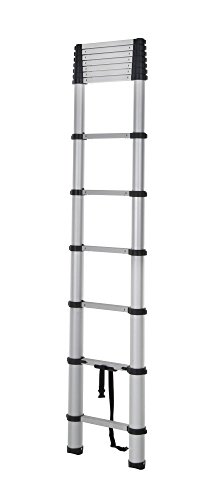 Cosco 20313T1ASE Smartclose Telescoping Aluminum Ladder, (300-Pound Capacity, 12.5 ft. ladder with 16 ft. Max Reach)