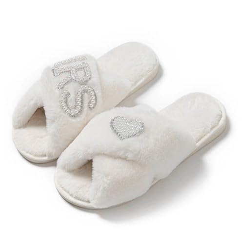 Paire de pantoufles initiales de mariée pour soulager les pieds - 7