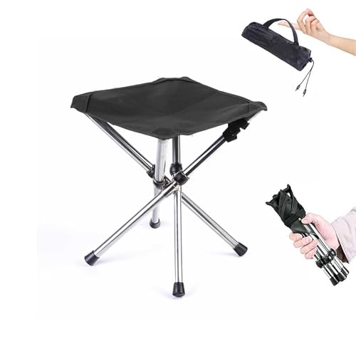 Sillas Plegables Camping Negras Marca Tuwyii