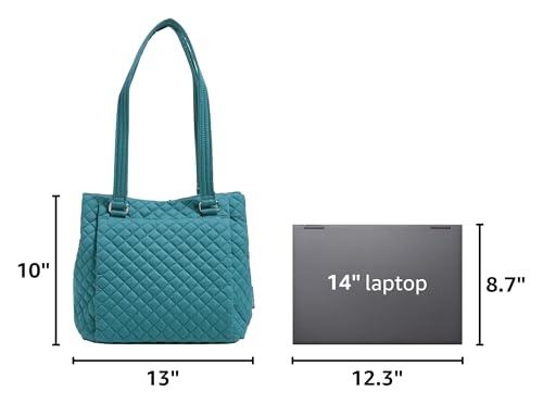 Image of Vera Bradley Women's Cotton Multi-Compartment Shoulder Satchel Purse