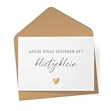 ✨ EINZIGARTIGE GLÜCKWUNSCHKARTE - Mit dieser zauberhaften Postkarte verleihst du deinem Geschenk eine besondere Note.