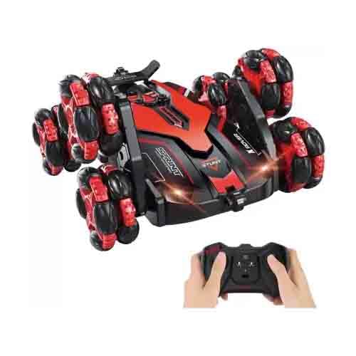 ANSTONIA Remote Control 5 Wheels Laser Stunt Car Swing Arm 2.4G Off Road 360 Rolling (Red) (B0CTYJSVYK) Amazon Price History, Amazon Price Tracker