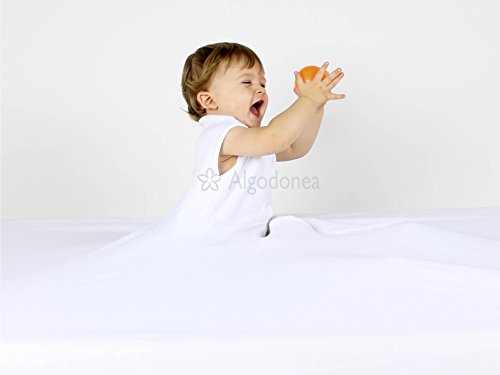 PURALGO ALGODONEA- Sábana de Seguridad para bebés, 100% algodón.90 Cover