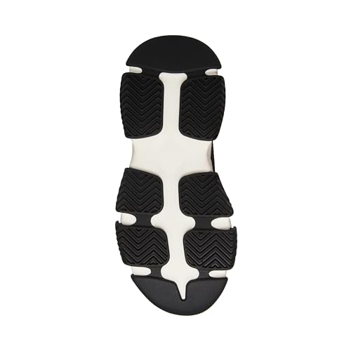 Steve Madden Women's Possession Sneaker, Black/TAN, 9.5