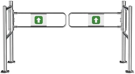 Automatic Rebound Swing Safety Gate - One-Way Stainless Steel Door with Spring Closure, 180cm (70.8in) - Ideal for Home, Market, and Child Safety.