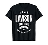Il tuo nome è Lawson? Allora vi consigliamo di selezionare questa taglia. Le frasi 