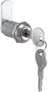 Prime-Line Chrome Gray Steel Cabinet/Drawer Lock