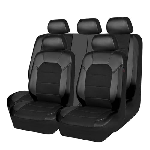 Housses de siège pour Hyundai Sonata 7 en cuir noir anti-tache pour habitacle LF