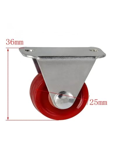Roulette directionnelle pour tiroir de lit et meuble bas | Rouleau PU discret