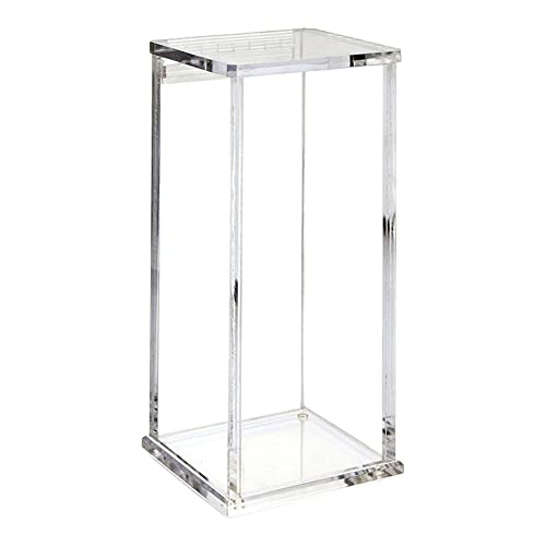 IBI Scientific WH-250 Beta-Gard Acrylic Large Waste Container with Hinged Lid, 14-3/4" Width x 26-1/4" Height x 12-3/4" Depth