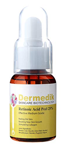 ACIDE RETINOIQUE PEEL JAUNE 25% Visage Rides Scar Acne Pores Blanchiment 50ml