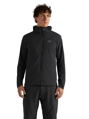 Arc'teryx Atom SL Hoody - Felpa con cappuccio da uomo, leggera, per attivitĂ ad alto rendimento, nero, XL