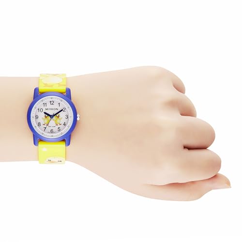 Image of Miykon Kids Watches for Boys and Girls - Educational Time-Telling Gift for Kids Aged 3-15, Toddlers, Preschoolers, and School-Aged Children - Easy to Read Analog Watch, Soft Resin Band, Japanese Quartz, 100M Water Resistant