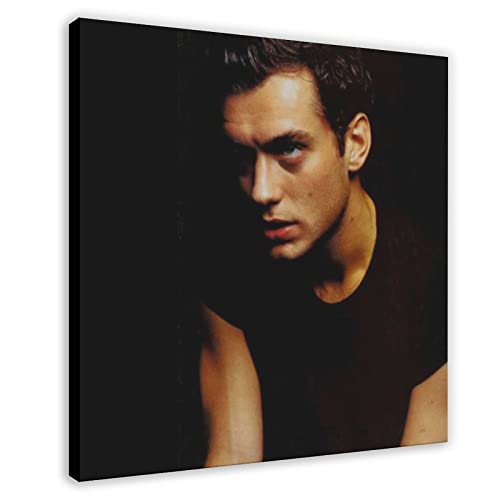 EFEZAC Poster Jude Law 13 sur toile - Décoration murale - Pour salon et chambre à coucher - 30 x 30 cm