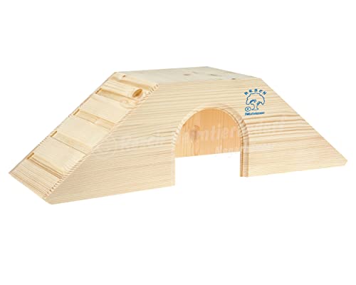 Kaninchenhaus Aus Rohrkolben - Natürliches Versteck Für Meerschweinchen & Hamster