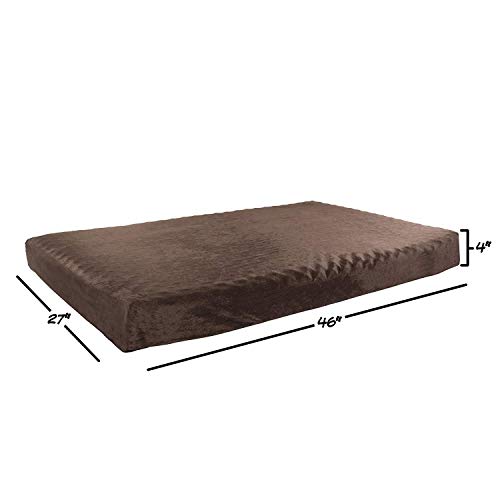 Petmaker 80-PET4012B Orthopedic Dog Bed - 2-Layer Pet Bed For Floor, Kennel, Or Crate With Removable Washable Cover - 46X27 Dog Bed For Large Dogs By Petmaker  thumb #2