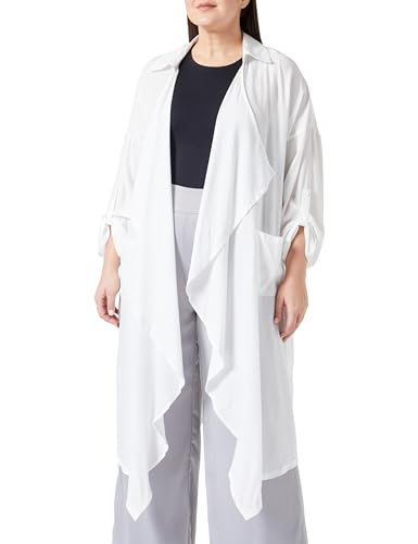 Chaqueta de blusa para mujer ZITHA fluida en color liso talla M