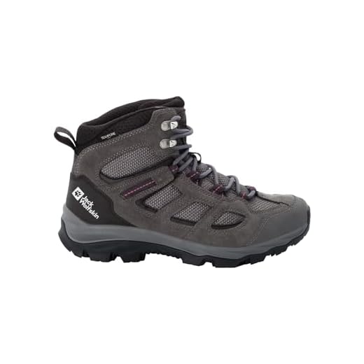 Jack Wolfskin Damen Vojo 3 Texapore Mid W, Tarmac Grey Pink 2023, 39.5 EU