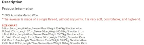 Men's Cashmere Merino Wool V-Neck Pullover Soft Warm Casual Sweater2