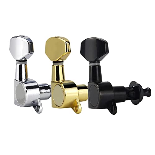 VUBLY Lot d’accordeurs de guitare scellés têtes de machine clés d’accordage chevilles 6R ou 6L petits boutons (couleur… - Les Beatles, Paul McCartney, John Lennon, RIngo Starr, George Harrison VUBLY Lot d'accordeurs de guitare scellés têtes de machine clés d'accordage chevilles 6R ou 6L petits boutons (couleur… – Image 3