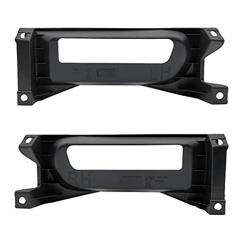 Kewisauto KYYJ-C09H-004 Front Driver Passenger Tow Hooks Bezel Bracket For Ram 1500 13-18, Left Right Tow Hook Bezel Set thumb #2