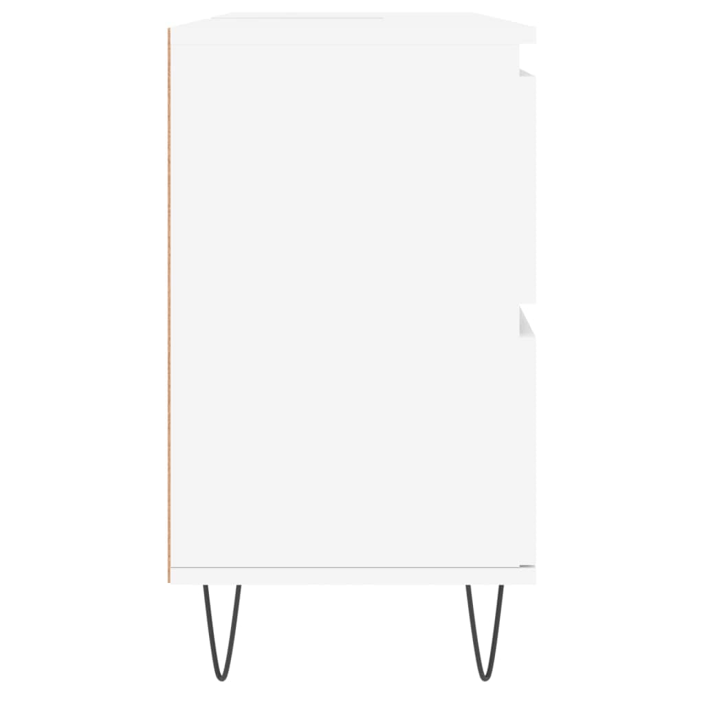 Oszczędność miejsca biała szafka łazienkowa 80 x 33 x 60 cm wielowarstwowa drewniana deska łazienkowa Sto Cact Design idealna do Smals nowoczesne futro łazienkowe