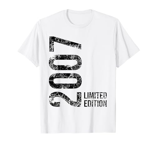 18er cumpleaños niño niña 18 años 2007 regalo de cumpleaños Camiseta