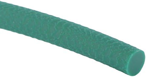 MJ May 60-8 mm-GU-10 8 mm OD, Green 89, Solid Round Belting, 10' Length, 8 mm Diameter, 1-Band, 16" Width, 16" Length, Polyurethane