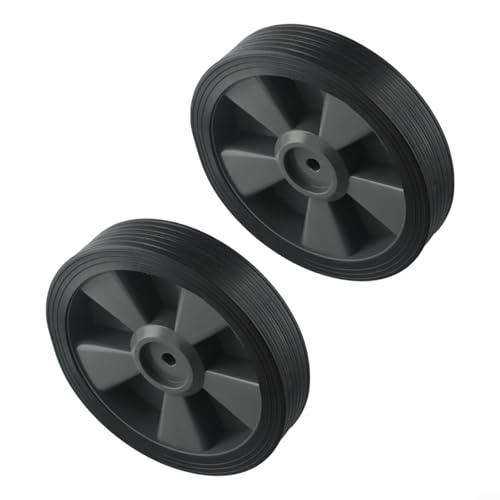 Ruedas de barbacoa, de 195 mm de diámetro exterior, para barbacoas de gas y ruedas de plástico de otras marcas, 2, resistentes al calor