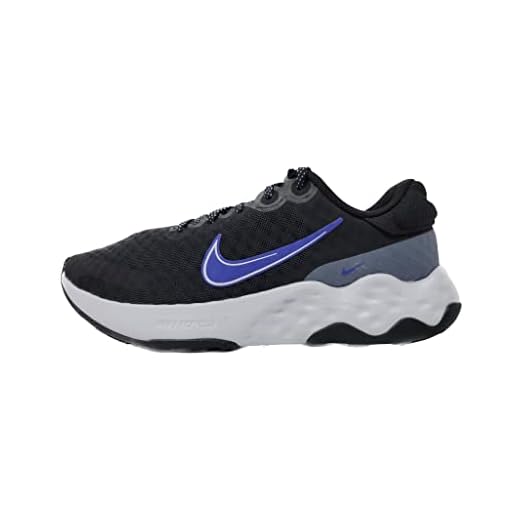 Nike Tênis de corrida feminino Renew Ride 3, Preto/branco-lápis-lazúli, 6