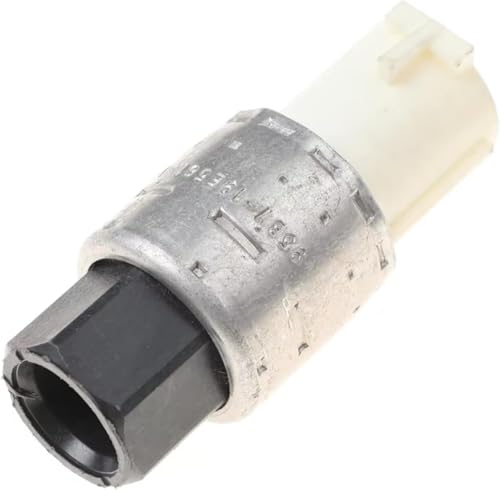 Professional AC Pressure Sensor, Automotive Air Conditioning System Component, Silver and Black Metal Construction