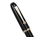 Jinhao 9016 Fountain Pen Medium Heartbeat Point, Dadao Series Black Acrylic with Large Converter for Writing