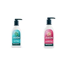 JASON Natural Body Wash, Purifying Tea Tree & Invigorating Rosewater, 30 Oz 2 Pack
