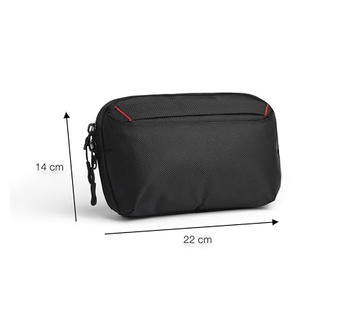 RUGSAK Kabel Organizer Tasche | Kompakte Elektronik Zubehör Tasche für Laptop, Handy, Ladegerät, Kabel, Festplatte, Adapter & SD Karten | Tech Pouch Cable Bag für Reisen & Büro