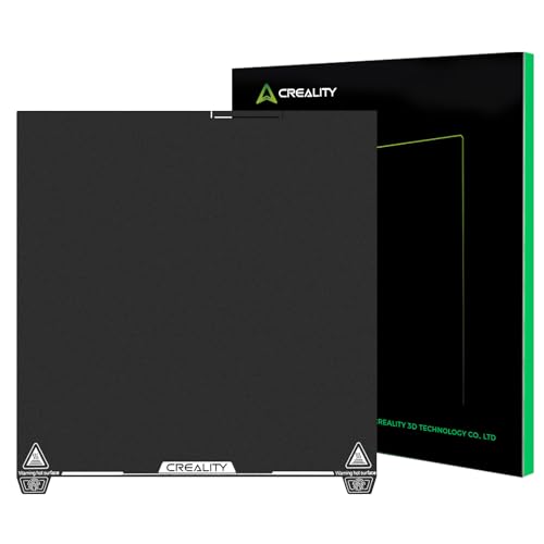Creality K2 Plus Build Plate Epoxy Resin Coating 370x370mm Spring Steel Magnetic K2 Plus Smooth Build Plate EP Bed Plate for Creality K2 Plus