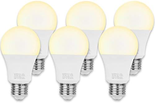 LED Light Bulbs 75 Watt Equivalent (11w), ICEELEC A19 E26 1000 Lumens Soft White (3000K) Non-Dimmable General Purpose Light Bulb (6 Pack)