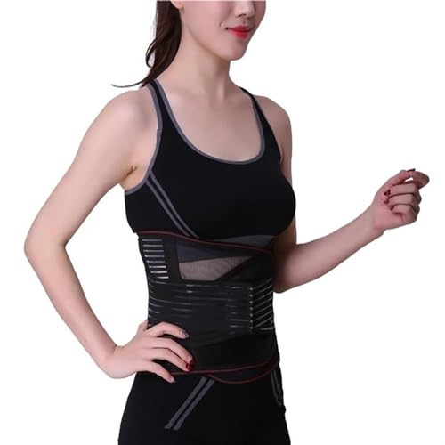 Corrector de Postura Transpirable con cinturón de Soporte de Espalda de Doble Tirador - Faja Lumbar Ajustable para Hombres, Adolescentes, Ancianos y Mujeres - Entrenador de Cintura Deportivo