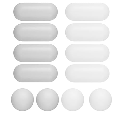 KEMUZ 12 Almohadillas Para Asiento Y Tapa De Inodoro, Reductor De Ruido Silencioso, Fácil Instalación Sin Herramientas, Material Resistente Y Duradero, Ideal Para Hogar Con Mascotas Y Oficinas