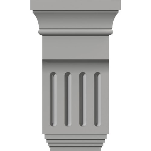 Ekena Millwork BKT06X10X02ED 6-Inch W X 2-Inch D X 10 3/8-Inch H Edwards Bracket thumb #2