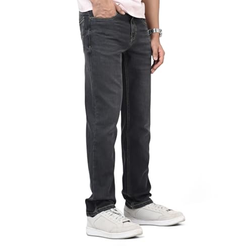 Image of WROGN Men's Stretch Denim Jeans | Straight Fit | Casual Style | Mid Rise