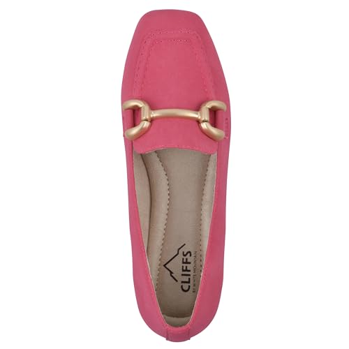 Image of CLIFFS BY WHITE MOUNTAIN Women's Bestow Moc-Toe Loafer Flat