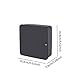 Xgdsnly Key Lock Box Key Management Wall Mount Keychain Storage Case Keychain Organizer for Apartment Entrance Property Managers, Black