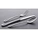Oneida Satin Sand Dune Everyday Dinner Forks, Set of 4, 18/0 Stainless Steel, Silverware Set, Dishwasher Safe