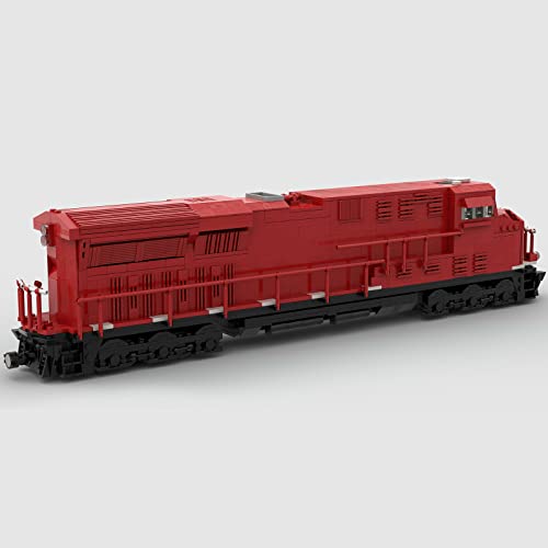 Technik Zug Eisenbahn bausteine für 8 Breit ES44AC Canadian Pacific Lokomotive mit Motoren MOC-40666, 1763 Teile… – Bild 3